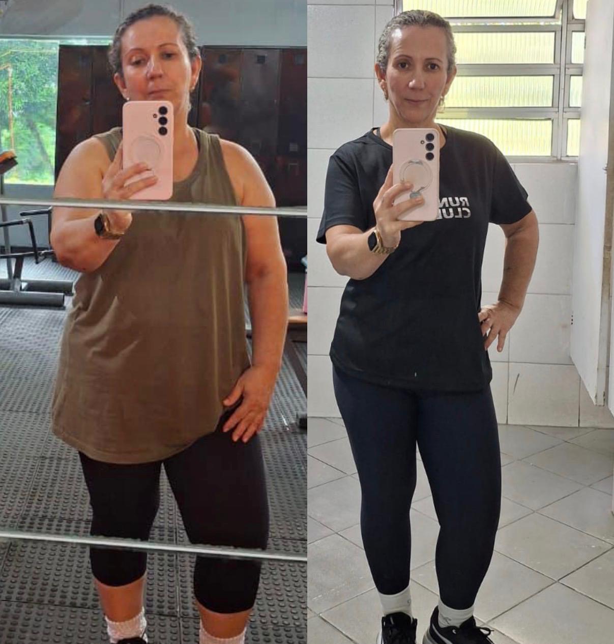 Resultado de aluna do Método Stress Metabólico